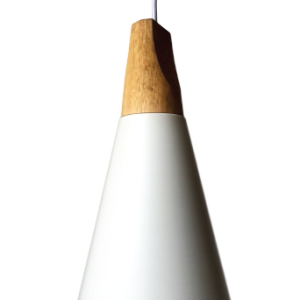 NxLed Wooden Cone Pendant Light (ANX-KA111W)