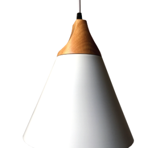 NxLed Wooden Cone Pendant Light (ANX-KA112G)